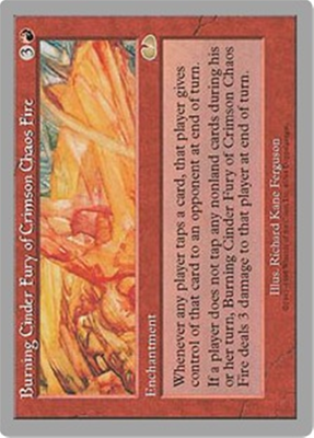 MTG BURNING CINDER FURY OCCF