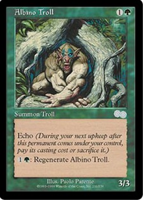 MTG ALBINO TROLL