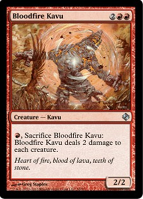 MTG BLOODFIRE KAVU