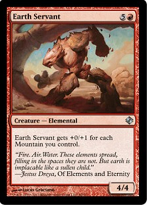 MTG EARTH SERVANT