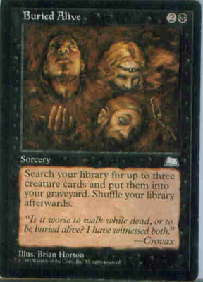 MTG BURIED ALIVE