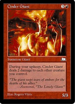 MTG CINDER GIANT