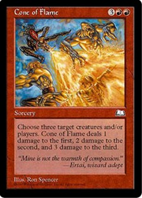 MTG CONE OF FLAME