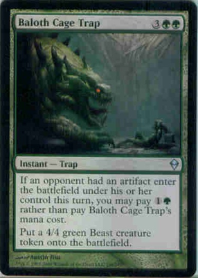 MTG BALOTH CAGE TRAP