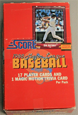 88 Score Baseball Box