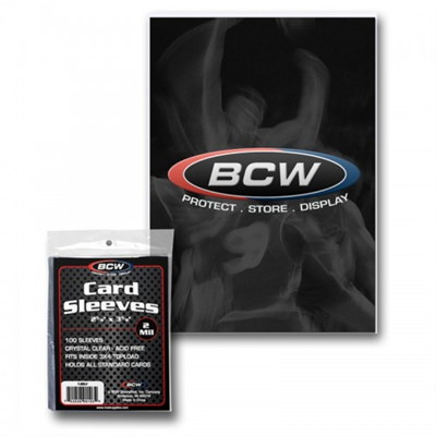 Card Sleeves 100ct Pack BCW