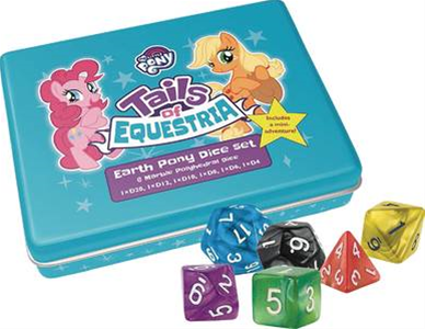 DICE SET MLP EARTH MARBLE