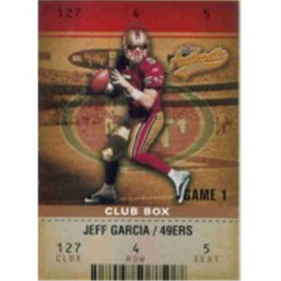 2003 Authentix Jeff Garcia CB