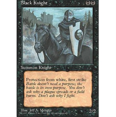 MTG BLACK KNIGHT