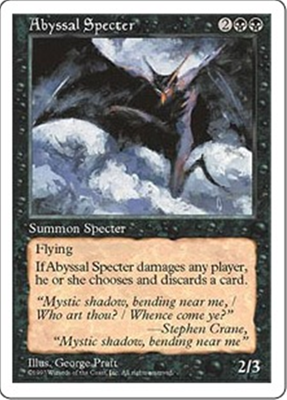 MTG ABYSSAL SPECTER