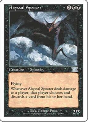 MTG ABYSSAL SPECTER