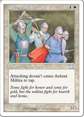 MTG ARDENT MILITIA