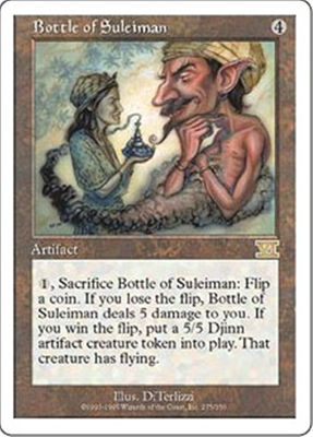 MTG BOTTLE OF SULEIMAN