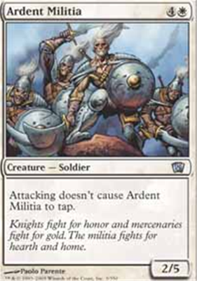 MTG ARDENT MILITIA