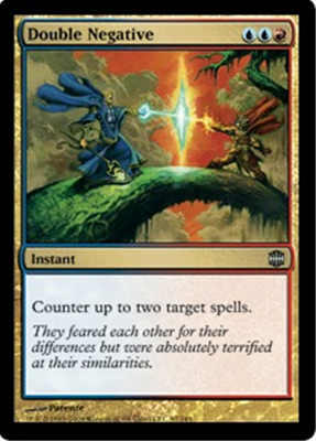 MTG DOUBLE NEGATIVE