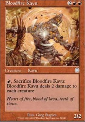 MTG BLOODFIRE KAVU