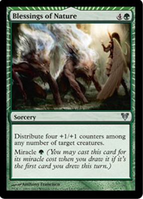 MTG BLESSINGS OF NATURE