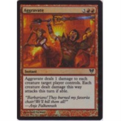 MTG AGGRAVATE (FOIL)