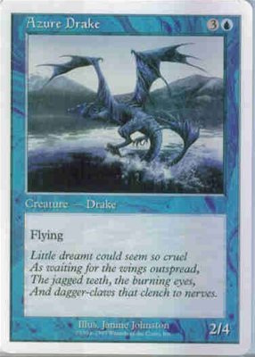 MTG AZURE DRAKE