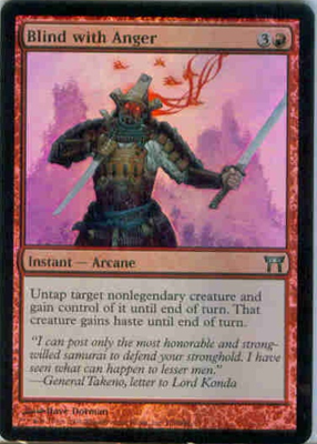 MTG BLIND WITH ANGER (FOIL)