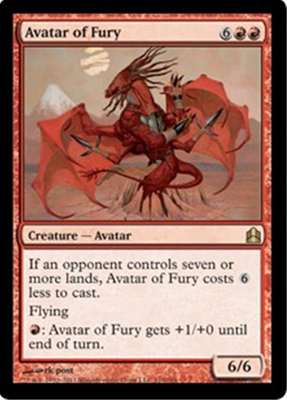 MTG AVATAR OF FURY