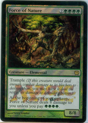 MTG FORCE OF NATURE (FOIL)