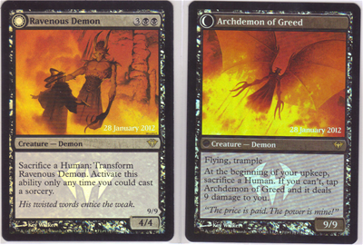 MTG RAVENOUS DEMON (FOIL)