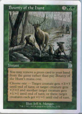 MTG BOUNTY OF THE HUNT