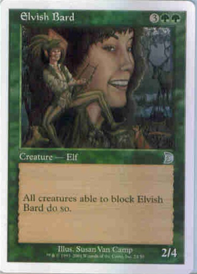 MTG ELVISH BARD