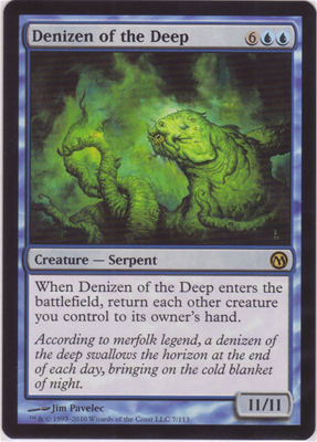 MTG DENIZEN OF THE DEEP