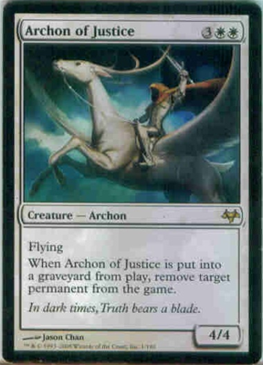 MTG ARCHON OF JUSTICE