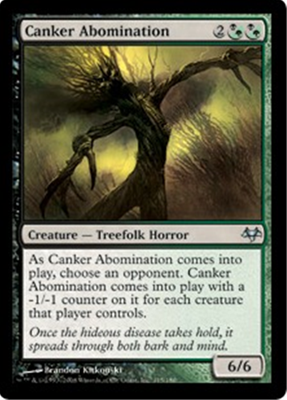 MTG CANKER ABOMINATION