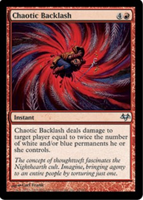 MTG CHAOTIC BACKLASH