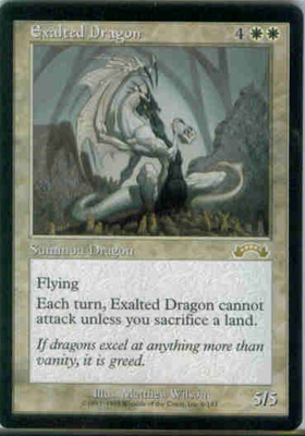 MTG EXALTED DRAGON