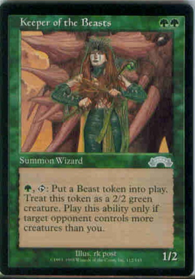 MTG KEEPER OF THE BEASTS