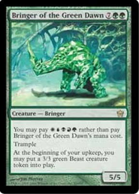 MTG BRINGER OF THE GREEN DAWN