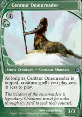 MTG CENTAUR OMENREADER