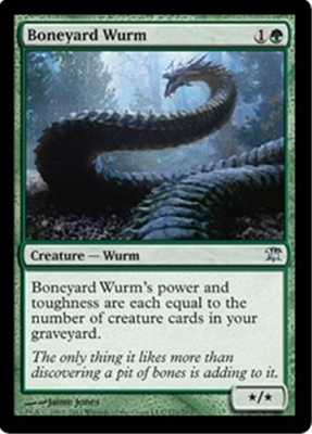 MTG BONEYARD WURM