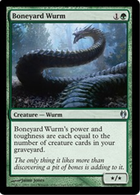 MTG BONEYARD WURM