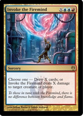 MTG INVOKE THE FIREMIND