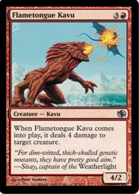 MTG FLAMETONGUE KAVU