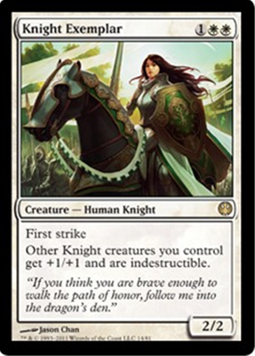 MTG KNIGHT EXEMPLAR