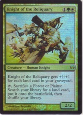 MTG KNIGHT O/T RELIQUARY FOIL