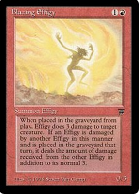 MTG BLAZING EFFIGY