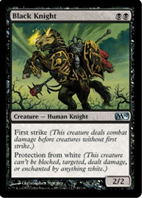 MTG BLACK KNIGHT