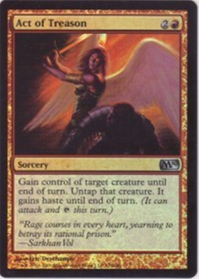 MTG ACT OF TREASON (FOIL)