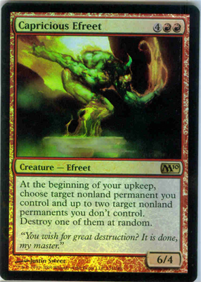 MTG CAPRICIOUS EFREET (FOIL)