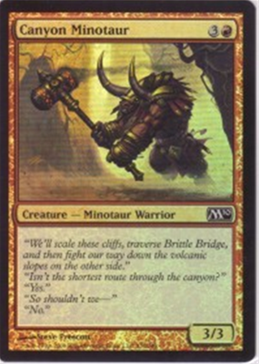 MTG CANYON MINOTAUR (FOIL)