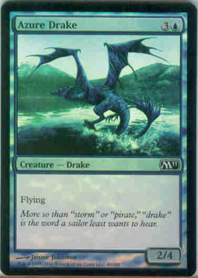 MTG AZURE DRAKE (FOIL)