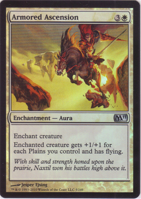 MTG ARMORED ASCENSION (FOIL)